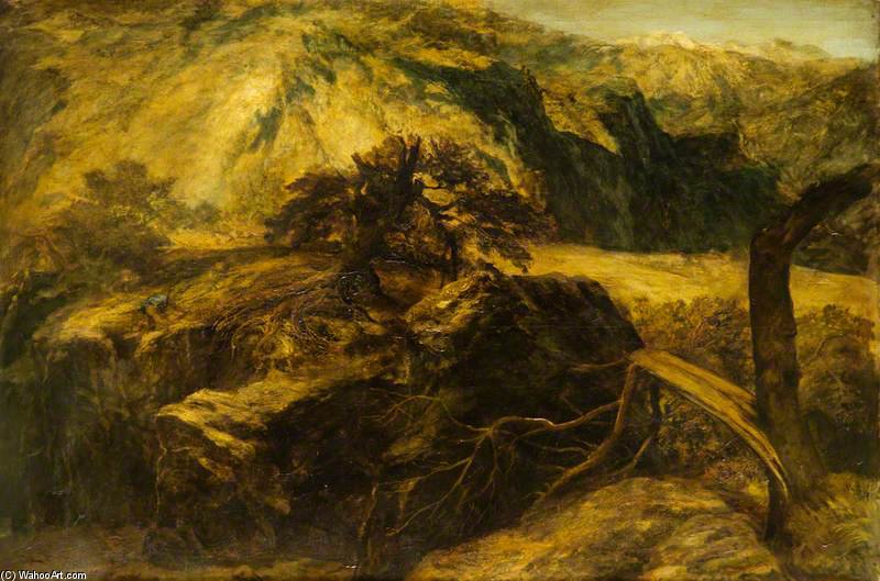 Order Paintings Reproductions The Dragon`s Cavern by Paul Falconer Poole (1806-1879, United Kingdom) | ArtsDot.com