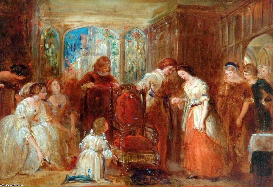 Order Paintings Reproductions Cinderella by Richard Redgrave (1804-1888, United Kingdom) | ArtsDot.com