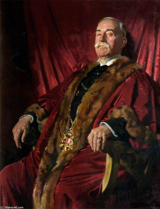 Order Art Reproductions Sir William Meff, Lord Provost Of Aberdeen by William Newenham Montague Orpen | ArtsDot.com