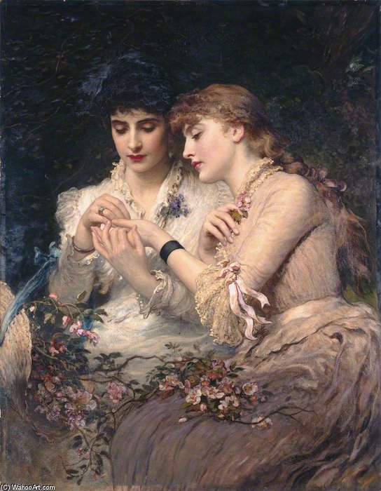 Order Paintings Reproductions A Thorn Amidst The Roses by James Sant (1820-1916, United Kingdom) | ArtsDot.com