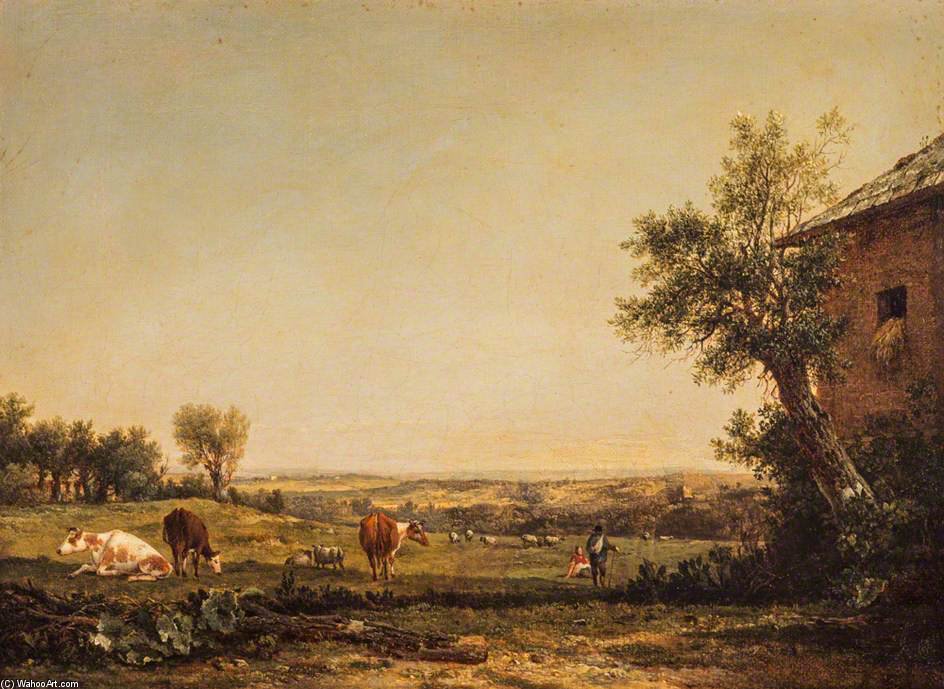 Buy Museum Art Reproductions A Scene In Hampsh by Patrick Nasmyth (1787-1831, United Kingdom) | ArtsDot.com