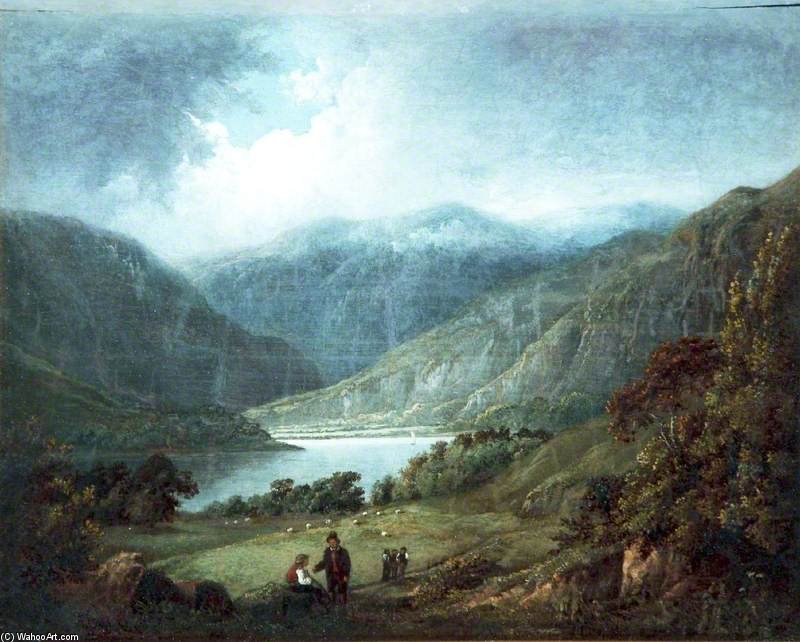 Order Art Reproductions Haweswater, Cumbria by Patrick Nasmyth (1787-1831, United Kingdom) | ArtsDot.com