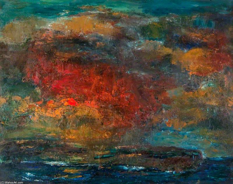 Order Oil Painting Replica Passing Clouds (mull Of Kintyre) by William Mactaggart (Inspired By) (1903-1981, United Kingdom) | ArtsDot.com