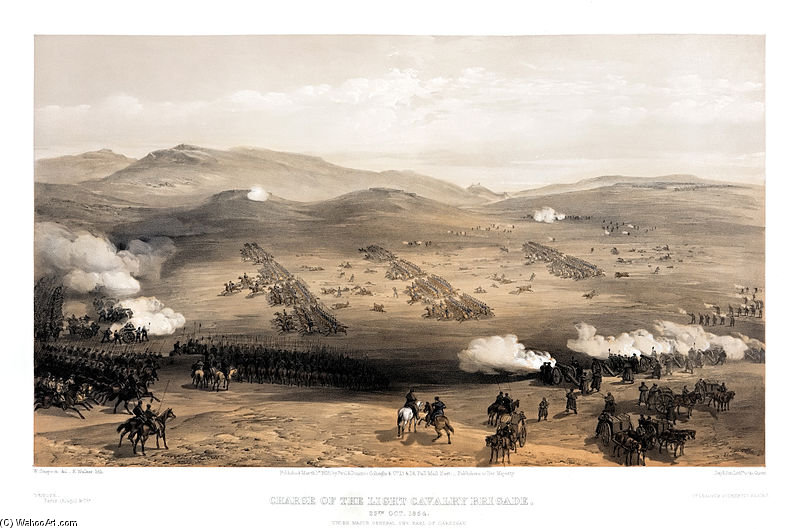 Buy Museum Art Reproductions Charge Of The Light Cavalry Brigade by William Simpson (1823-1899, Scotland) | ArtsDot.com