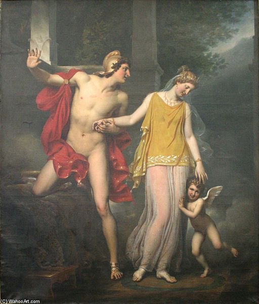 Order Oil Painting Replica Anchise Et Venus by Paulin Jean Baptiste Guerin | ArtsDot.com