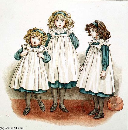 Order Paintings Reproductions But Flinders Foots Were Cold by Kate Greenaway (1846-1901, United Kingdom) | ArtsDot.com