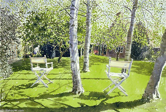Silver Birches by Lucy Willis Lucy Willis | ArtsDot.com
