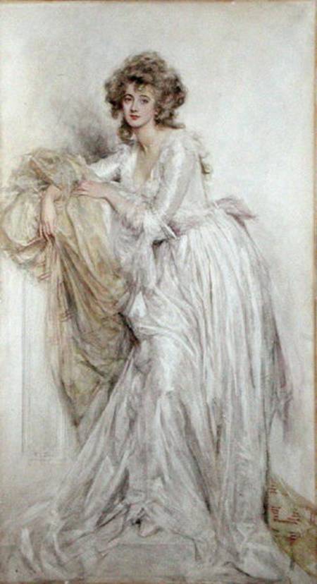 Buy Museum Art Reproductions An Edwardian Lady by Mary L Gow (1851-1929, United Kingdom) | ArtsDot.com