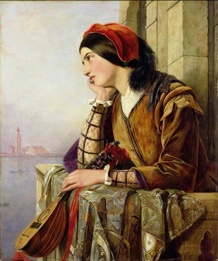 Order Artwork Replica Woman In Love by Henry Nelson O'neil (1817-1880, Russia) | ArtsDot.com