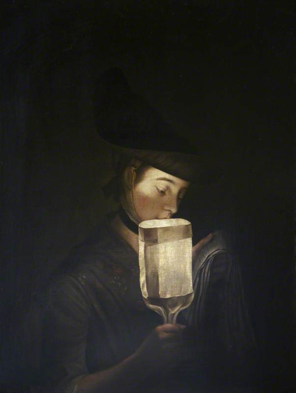 Order Paintings Reproductions The Pretty Ballad Singer by Henry Robert Morland (1716-1797, United Kingdom) | ArtsDot.com