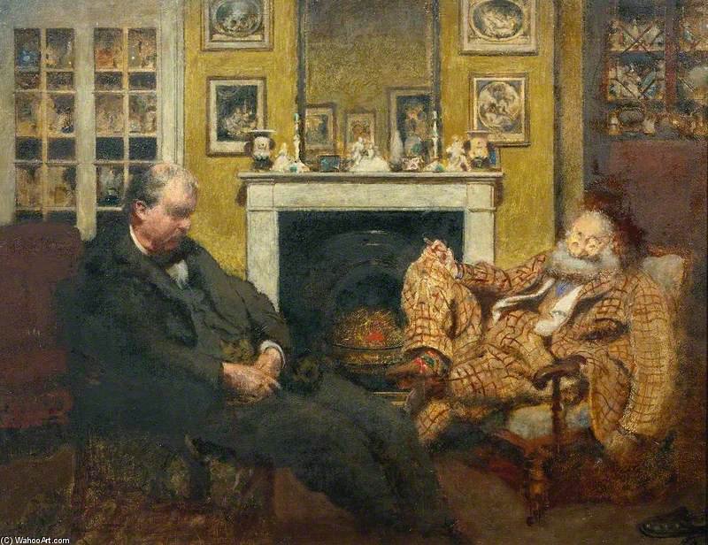 Buy Museum Art Reproductions Sodales - Mr Steer And Mr Sickert by Henry Tonks (1862-1937, United Kingdom) | ArtsDot.com