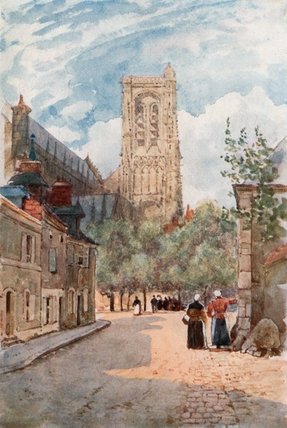 Order Paintings Reproductions Bourges by Herbert Menzies Marshall (1841-1913, United Kingdom) | ArtsDot.com