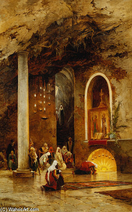 Order Artwork Replica Bethlehem by Hermann David Salomon Corrodi (1844-1905, Italy) | ArtsDot.com