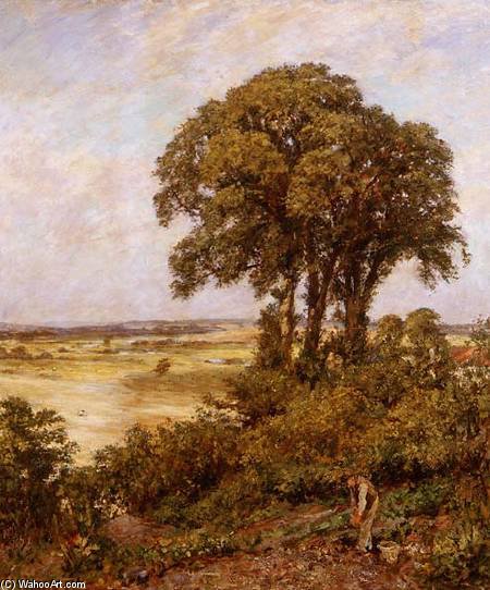 Buy Museum Art Reproductions Landscape In Sussex by James Charles (Inspired By) (1899-1977, United Kingdom) | ArtsDot.com