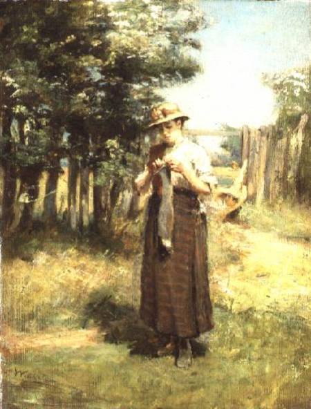 Order Oil Painting Replica Leisure Moments by James Lawton Wingate (1846-1924, United Kingdom) | ArtsDot.com