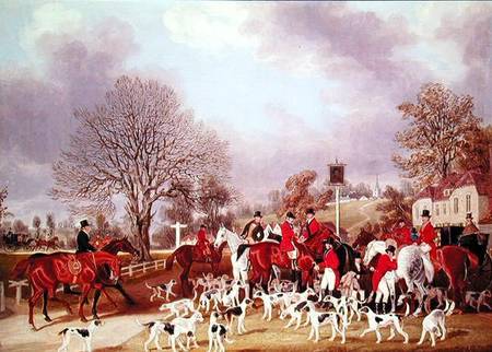 Buy Museum Art Reproductions The Hertfordshire Hunt by James Pollard (1792-1867, United Kingdom) | ArtsDot.com