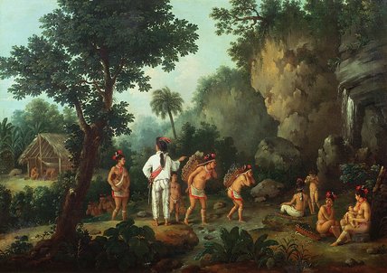 Order Paintings Reproductions The Slave Hunter by Jean Baptiste Debret (1768-1848, France) | ArtsDot.com