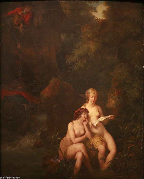 Order Paintings Reproductions The Mischievous by Jean Frédéric Schall (1752-1825, France) | ArtsDot.com