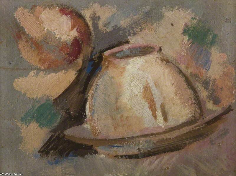 Order Art Reproductions Still Life Study With A Cup by John Duncan Fergusson (Inspired By) (1874-1961, Scotland) | ArtsDot.com