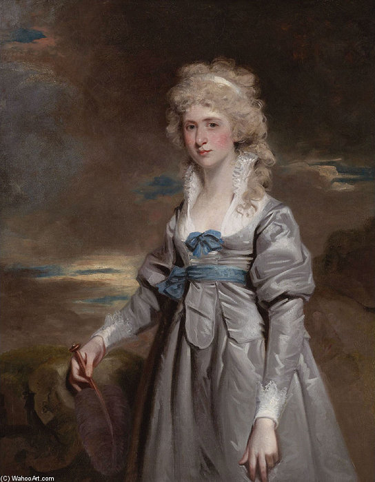 Order Paintings Reproductions Portrait Of Charlotte Walsingham by John Hoppner (1758-1810, United Kingdom) | ArtsDot.com
