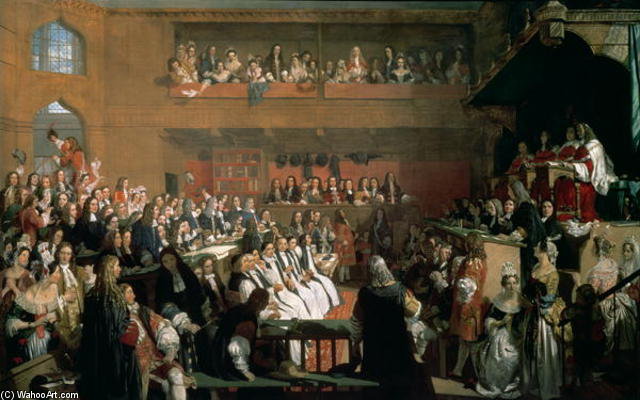Buy Museum Art Reproductions The Trial Of The Seven Bishops In The House Of Commons During The Reign Of James Ii by John Rogers Herbert (1810-1890, United Kingdom) | ArtsDot.com
