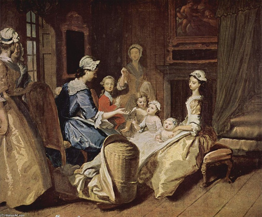 Buy Museum Art Reproductions Pamela Erzählt Eine Kindergeschichte by Joseph Highmore (1692-1780, United Kingdom) | ArtsDot.com