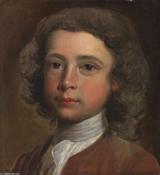 Order Oil Painting Replica The Head Of A Young Boy by Joseph Highmore (1692-1780, United Kingdom) | ArtsDot.com