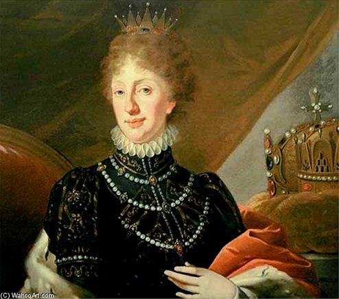 Buy Museum Art Reproductions Kaiserin Maria Theresia Von Neapel-sizilien by Joseph Kreutzinger (1757-1829, Austria) | ArtsDot.com