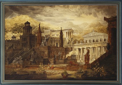 Order Artwork Replica A Reconstruction Of Sparta by Joseph Michael Gandy (1771-1843, United Kingdom) | ArtsDot.com