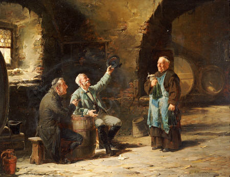 Order Art Reproductions The Welcome Arrival by Adolf Humborg (1847-1921, Romania) | ArtsDot.com