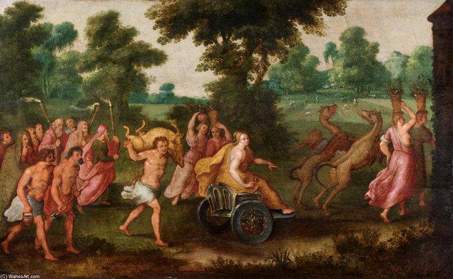 Order Paintings Reproductions Allegory Of The Month Of August by Adriaan Van Stalbemt (1580-1662, Belgium) | ArtsDot.com