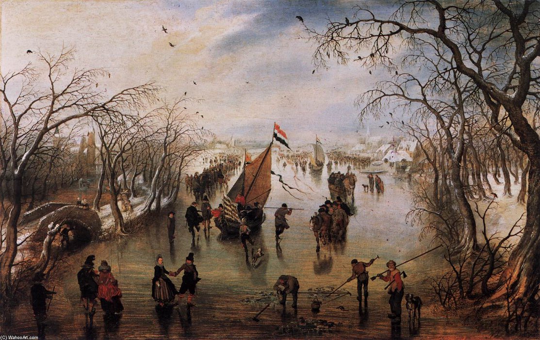 Order Art Reproductions Winter by Adriaen Pietersz Van De Venne (1589-1662, Netherlands) | ArtsDot.com