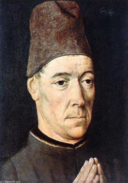 Order Paintings Reproductions Portrait Of A Man_2 by Aelbrecht Bouts (1450-1549, Netherlands) | ArtsDot.com