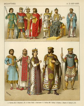 Buy Museum Art Reproductions Byzantines Costume by Albert Kretschmer (1825-1891, Poland) | ArtsDot.com