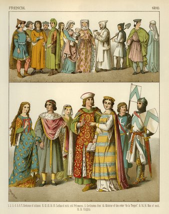 Buy Museum Art Reproductions French Costume - by Albert Kretschmer (1825-1891, Poland) | ArtsDot.com