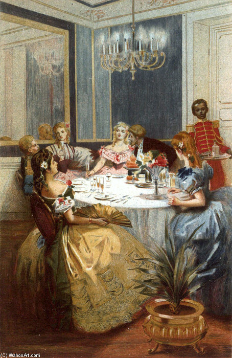 Order Paintings Reproductions Parisian Women Under The Second Empire by Albert Lynch (1860-1950, Peru) | ArtsDot.com