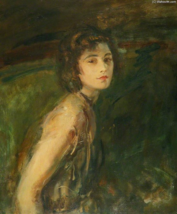 Buy Museum Art Reproductions Miss Teddy Gerrard by Ambrose Mcevoy (1878-1927, United Kingdom) | ArtsDot.com