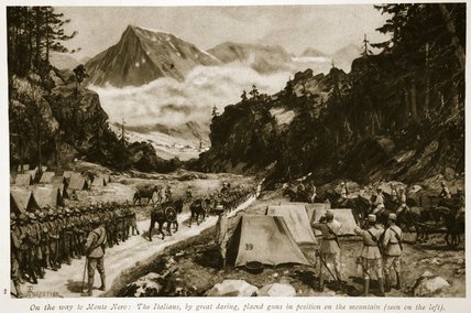 Order Oil Painting Replica On The Way To Monte Nero by Amédée Forestier (1854-1930, France) | ArtsDot.com