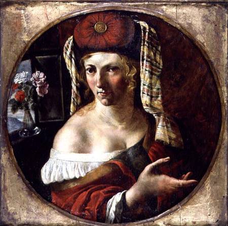 Buy Museum Art Reproductions A Sibyl by Angelo Caroselli (1585-1652, Italy) | ArtsDot.com