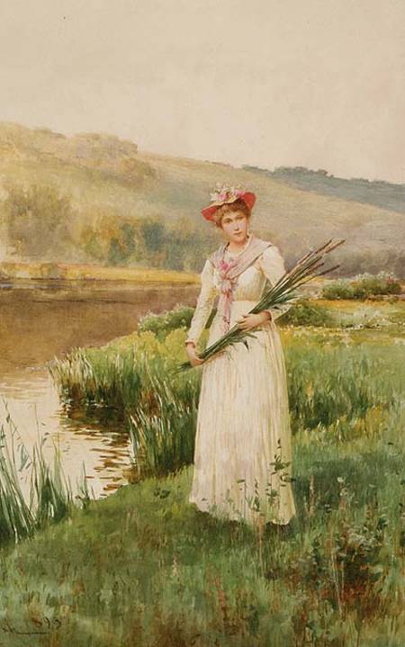 Buy Museum Art Reproductions By The River by Arthur Augustus Ii Glendening (1861-1907) | ArtsDot.com