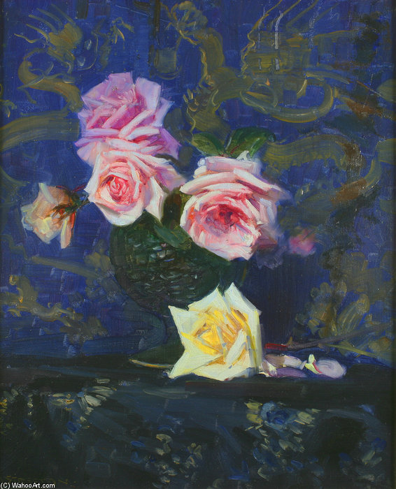 Buy Museum Art Reproductions Roses by Arthur Ernest Streeton (1867-1943, Australia) | ArtsDot.com