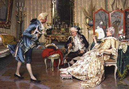 Buy Museum Art Reproductions The Younger Suitor by Arturo Ricci (1854-1919, Italy) | ArtsDot.com