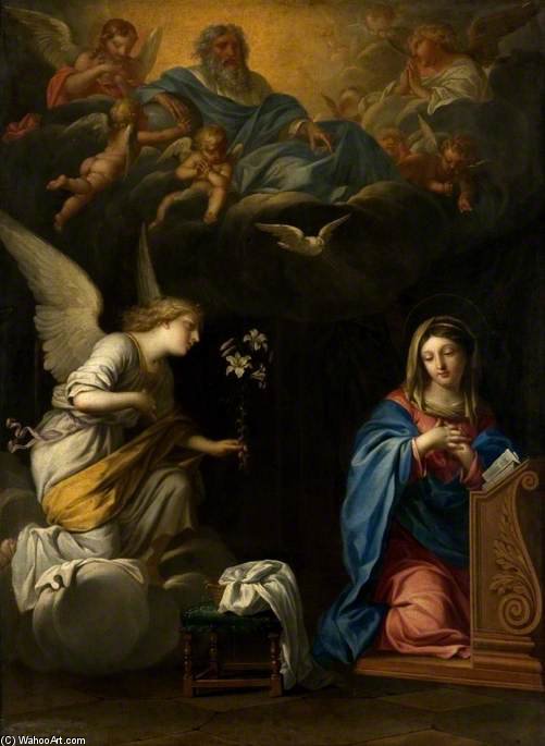 Buy Museum Art Reproductions The Annunciation by Bon Boullogne (1649-1717, France) | ArtsDot.com