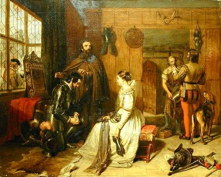 Buy Museum Art Reproductions A Parting Benediction by Charles Landseer (1799-1879, United Kingdom) | ArtsDot.com