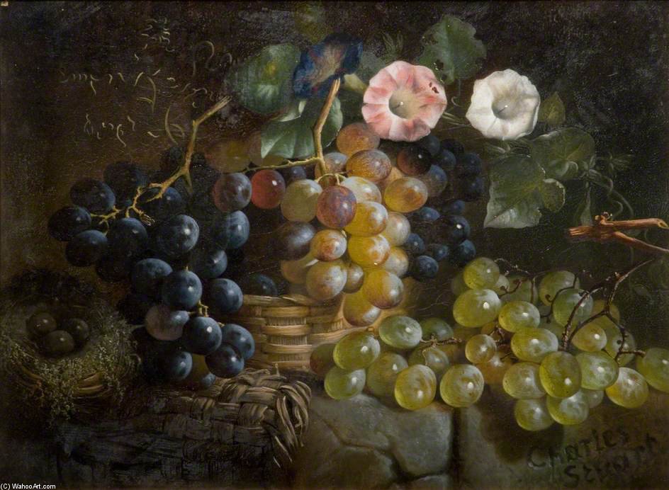Order Oil Painting Replica Study Of Fruit by Charles Stuart (1788-1788, United Kingdom) | ArtsDot.com