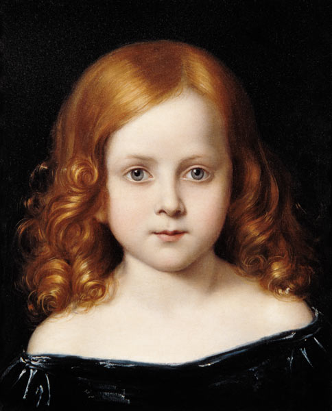 Buy Museum Art Reproductions Portrait Of The Artist`s Daughter by Charles West Cope (1811-1890, United Kingdom) | ArtsDot.com