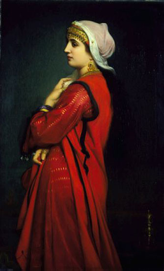 Order Paintings Reproductions An Armenian Woman by Charles Zacharie Landelle (1821-1908, Canada) | ArtsDot.com