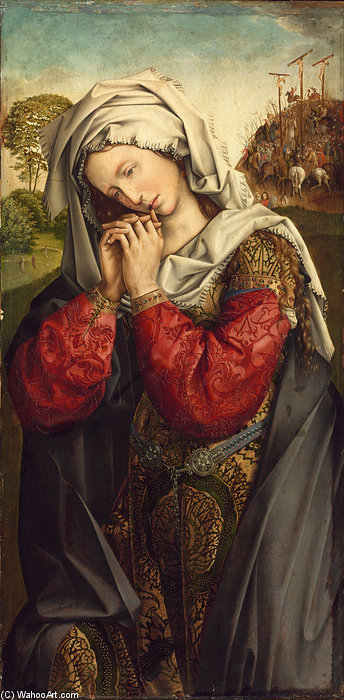 Buy Museum Art Reproductions The Mourning Mary Magdalene by Colijn De Coter (Colyn Van Brusele) (1450-1522, Belgium) | ArtsDot.com