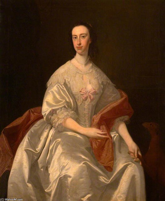 Order Oil Painting Replica Mary Bampfylde by Edward Penny (1714-1791, United Kingdom) | ArtsDot.com