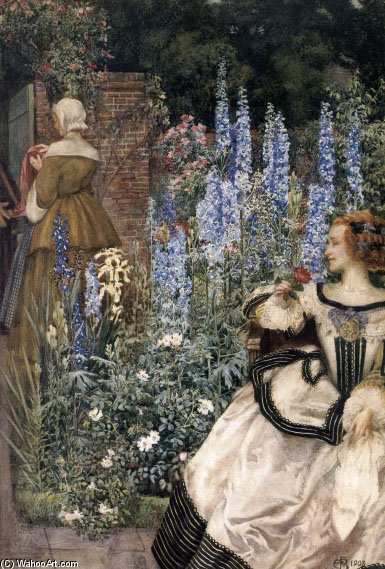 Order Artwork Replica They Toil Not, Neither Do They Spin by Eleanor Fortescue Brickdale (1872-1945, United Kingdom) | ArtsDot.com